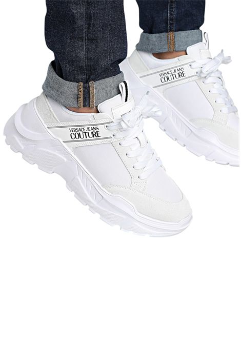 Speedtrack trainer with logo VERSACE JEANS COUTURE | shoes | 78YA3SC2 ZSC53003